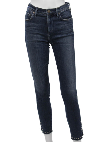 Citizens of Humanity Womens Ankle Skinny Dark Blue Jeans Size 25