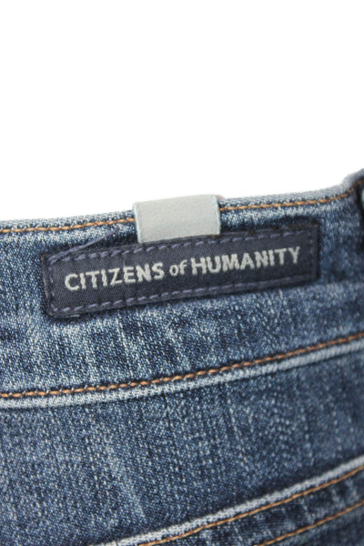 Citizens of Humanity Womens Ankle Skinny Dark Blue Jeans Size 25