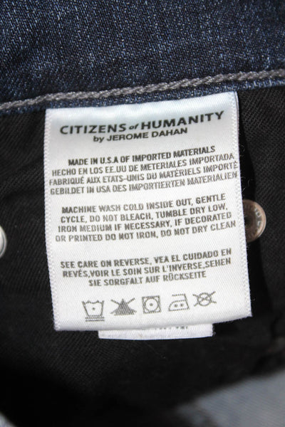 Citizens of Humanity Womens Ankle Skinny Dark Blue Jeans Size 25