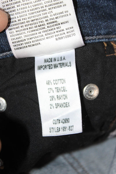 Citizens of Humanity Womens Ankle Skinny Dark Blue Jeans Size 25