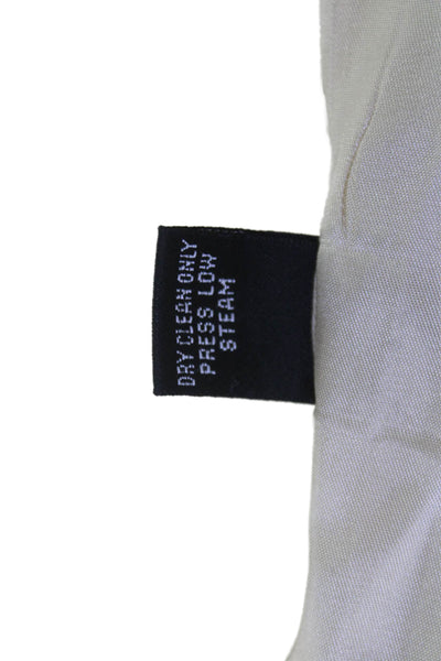 Linda Allard Ellen Tracy Womens Striped Beige Blazer Petite Size 2