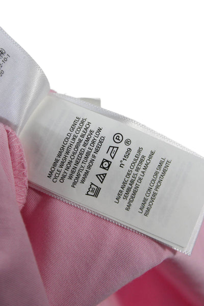 Polo Ralph Lauren Mens Pink Cotton Collared Short Sleeve Polo Size M