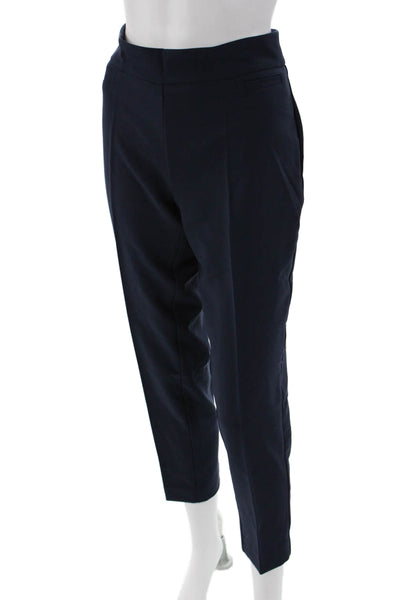 Nanette Nanette Lepore Women Ankle Cropped Dress Pants Dark Blue Size S