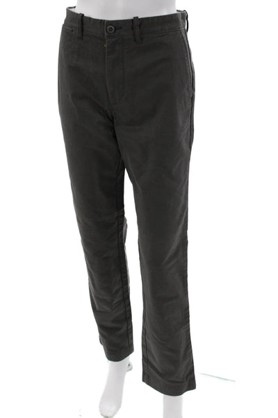 J Crew Mens Dark Gray Chino Pants Size 30