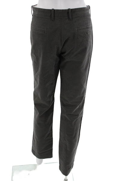 J Crew Mens Dark Gray Chino Pants Size 30