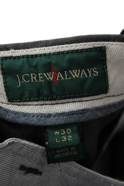 J Crew Mens Dark Gray Chino Pants Size 30