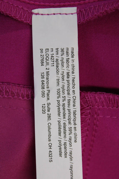 Eloquii Women Pink Button Long Sleeve Blazer Plus Size 16