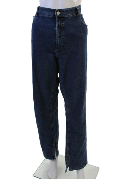 DL1961 Womens Mom Jeans Dark Blue High Rise Inseam 30 Size 34
