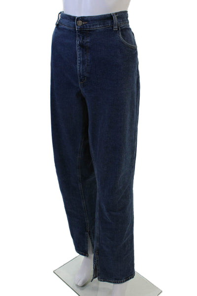 DL1961 Womens Mom Jeans Dark Blue High Rise Inseam 30 Size 34