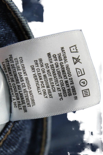 DL1961 Womens Mom Jeans Dark Blue High Rise Inseam 30 Size 34