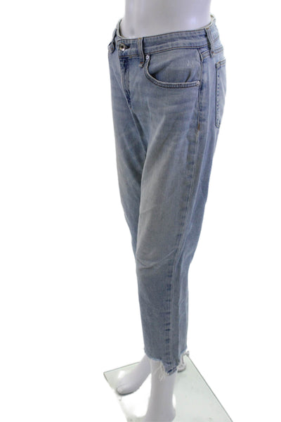 Rag & Bone Women Light Blue Cropped Boyfriend Jeans Size 27