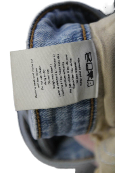 Rag & Bone Women Light Blue Cropped Boyfriend Jeans Size 27