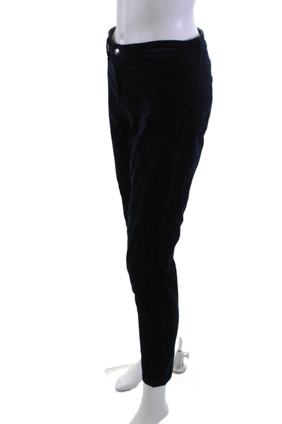 J Brand Womens Ankle Cropped Pants Dark Blue Size S