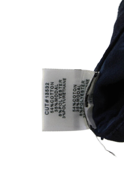 J Brand Womens Ankle Cropped Pants Dark Blue Size S