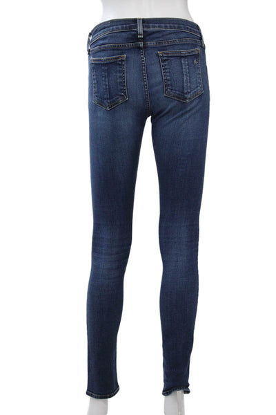 Rag & Bone Jean Women Skinny Dark Blue Jeans Size 26