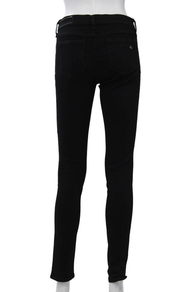 Rag & Bone Jean Womens Skinny Black Jeans Size 26