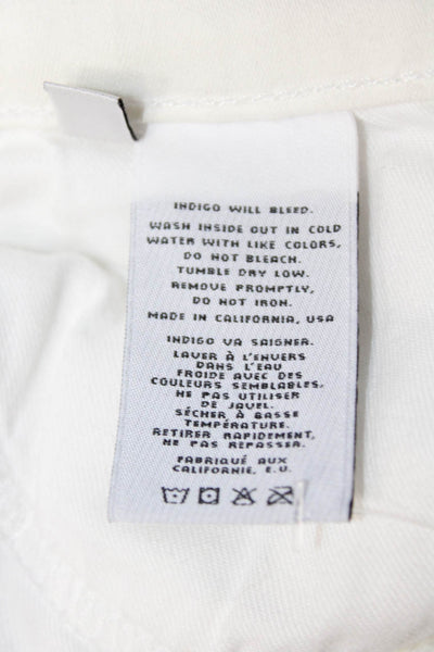 J Brand Womens Skinny White Jeans Size 26