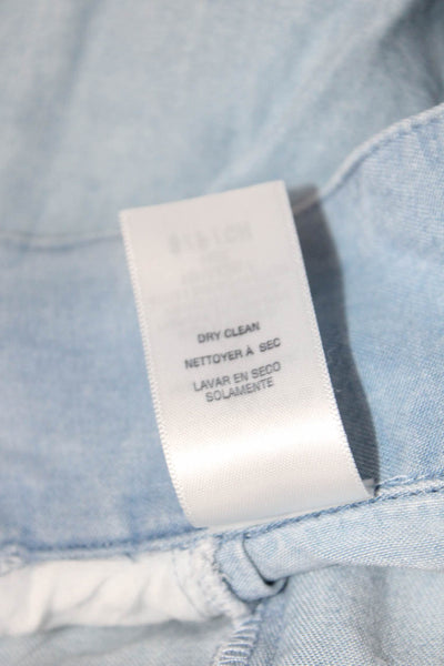 Spiritual Gangster Unisex Light Blue Tencel Beach Shorts Drawstring Size S