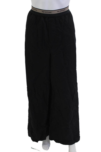 PE Nation Unisex Windbreaker Pants Black 100% Nylon 26 Inseam Size M