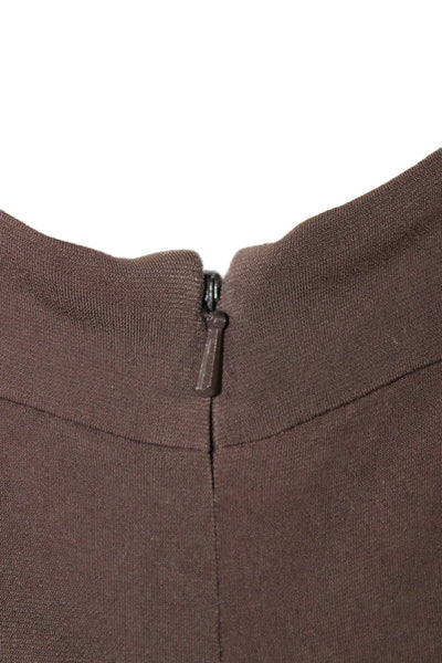 BCBG Paris Women Fit & Flare Tank Dress Brown Size 8
