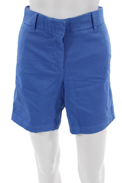 J Crew Unisex Chino Shorts Blue 97% Cotton 3% Elastane Size 6