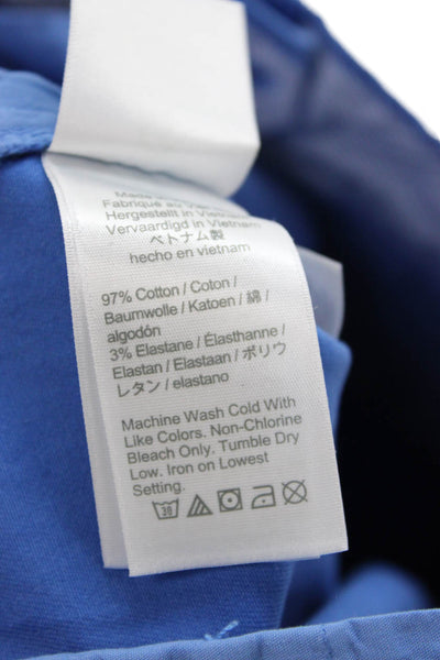 J Crew Unisex Chino Shorts Blue 97% Cotton 3% Elastane Size 6