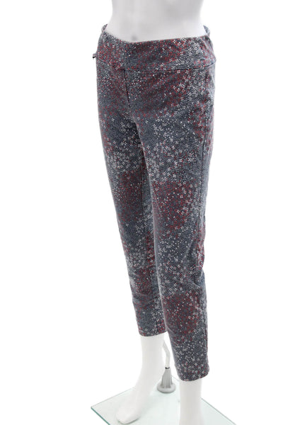Lisette Women Ankle Cropped Dark Gray Pants Size 4