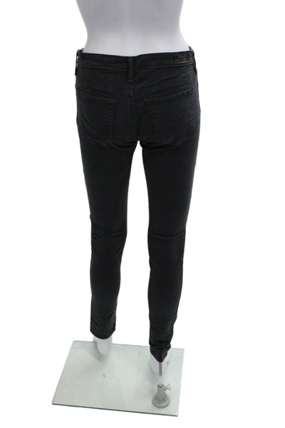 AG Adriano Goldschmied Womens Skinny Leg Black Jeans Size 27