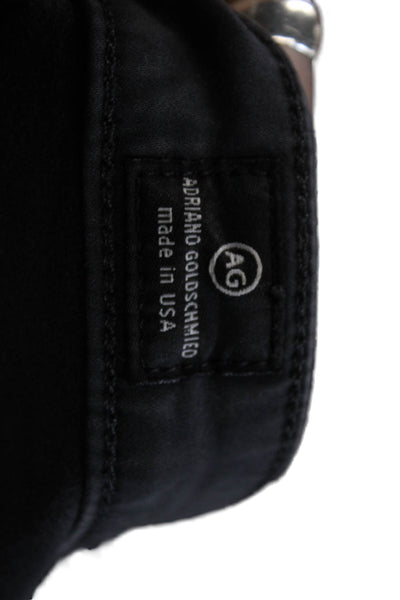 AG Adriano Goldschmied Womens Skinny Leg Black Jeans Size 27