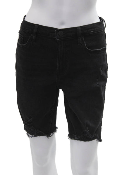 Calvin Klein Jeans Mens Bermuda Shorts Black 99% Cotton Stretch Size 28