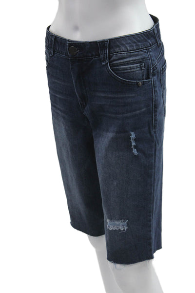 Democracy Unisex Bermuda Dark Blue Shorts Size 4
