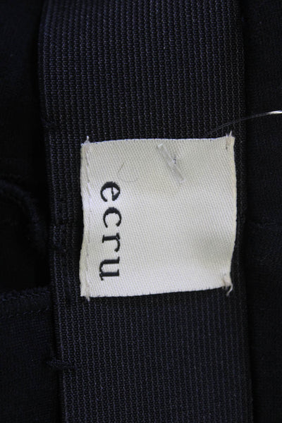 Ecru Women Cropped Ankle Black Pants Size S