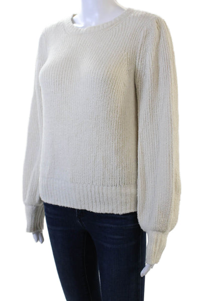 Z Supply Womens Pullover Sweater Beige Crew Neck Long Sleeve Size S