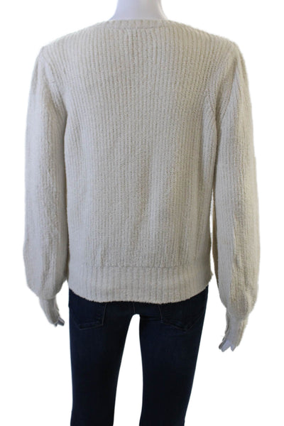 Z Supply Womens Pullover Sweater Beige Crew Neck Long Sleeve Size S