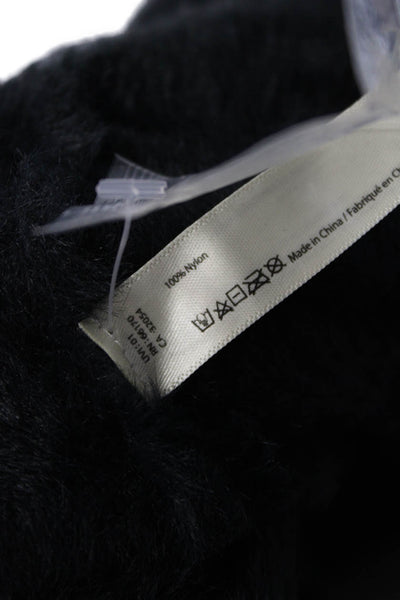 FP One by Free People Unisex Cardigan Black Button 100% Nylon Size S