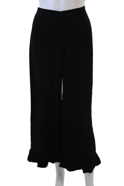 Club Monaco Womens Black Cropped Dress Pants Size 6