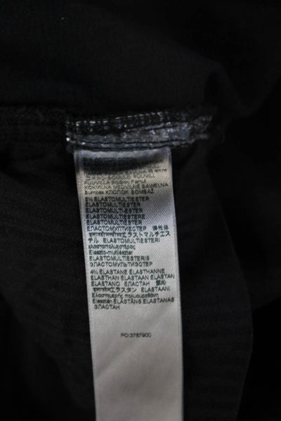 7 For All Mankind Women Mid Rise Black Wool Blend Pants Size 30