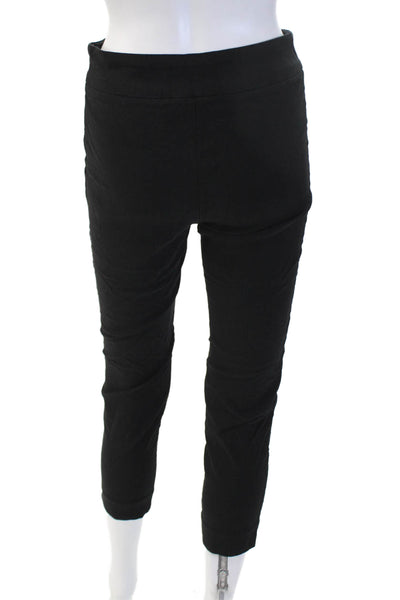Fabrizio Gianni Women Cropped Ankle Pants Black Size 8