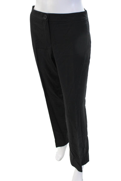 Theory Women Dress Pants Black Classic 96% Wool Size 10