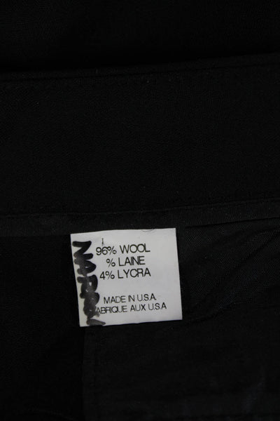 Theory Women Dress Pants Black Classic 96% Wool Size 10