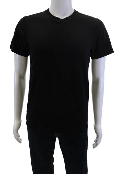 Uniqlo Mens Black 100% Cotton Crew Neck Short Sleeve T-Shirt Size S