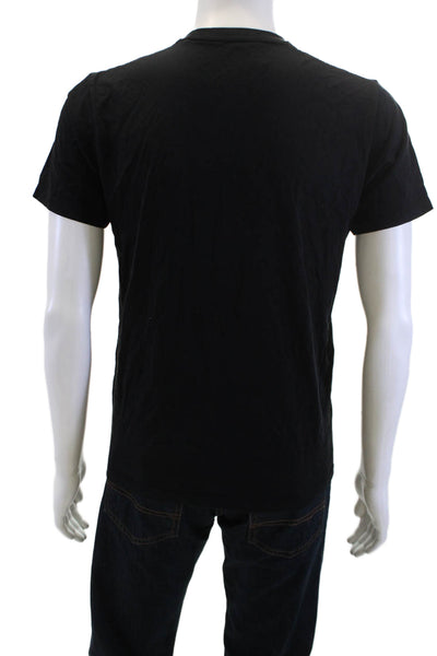 Uniqlo Mens Black 100% Cotton Crew Neck Short Sleeve T-Shirt Size S