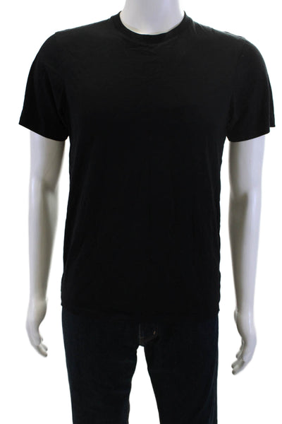 Uniqlo Mens Black 100% Cotton Crew Neck Short Sleeve T-Shirt Size S