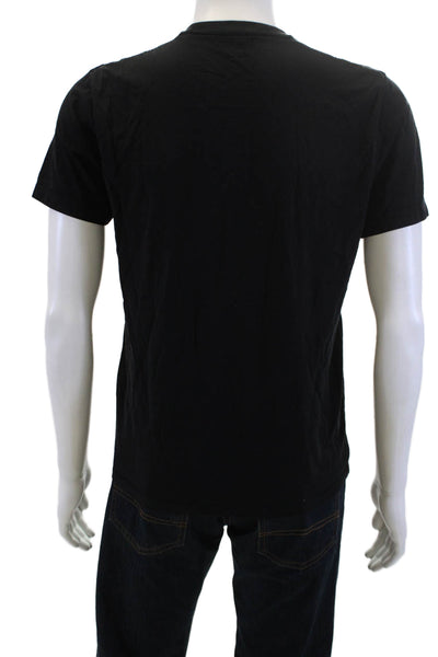 Uniqlo Mens Black 100% Cotton Crew Neck Short Sleeve T-Shirt Size S