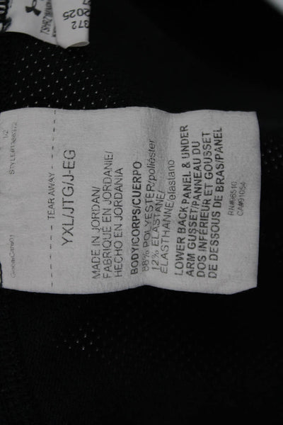 Under Armour Mens Long Sleeve Crew Neck Black T-Shirt Size XL