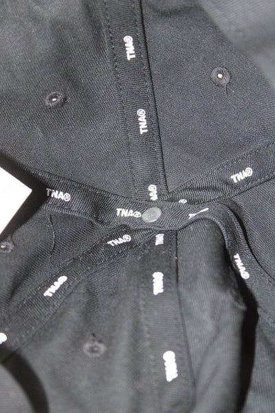 Aritzia Adults Cotton Slip-On Baseball Hat Black Size One Size