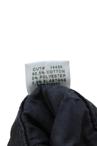 J Brand Womens Skinny Ankle Jeans Black Mid Rise 29 Inseam Size 25