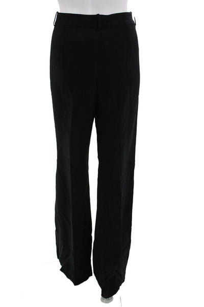 Kobi Halperin Women Black Dress Pants Viscose Blend Button Closure Size M