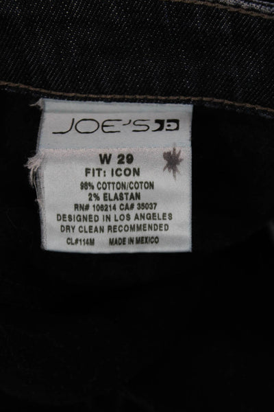 Joes Jeans Womens Bootcut Jeans Dark Blue Mid Rise Inseam 32 Size 29