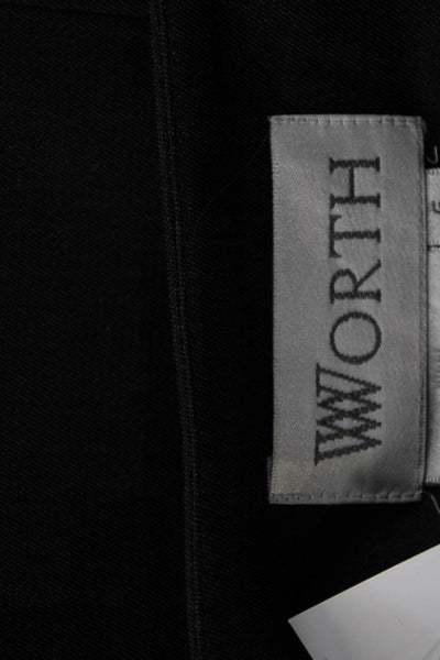 Worth Women Straight Pencil Black Wool Skirt Size 6